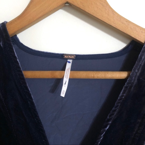 Free People Adelle Velvet Tunic Dress - Picture 6 of 8